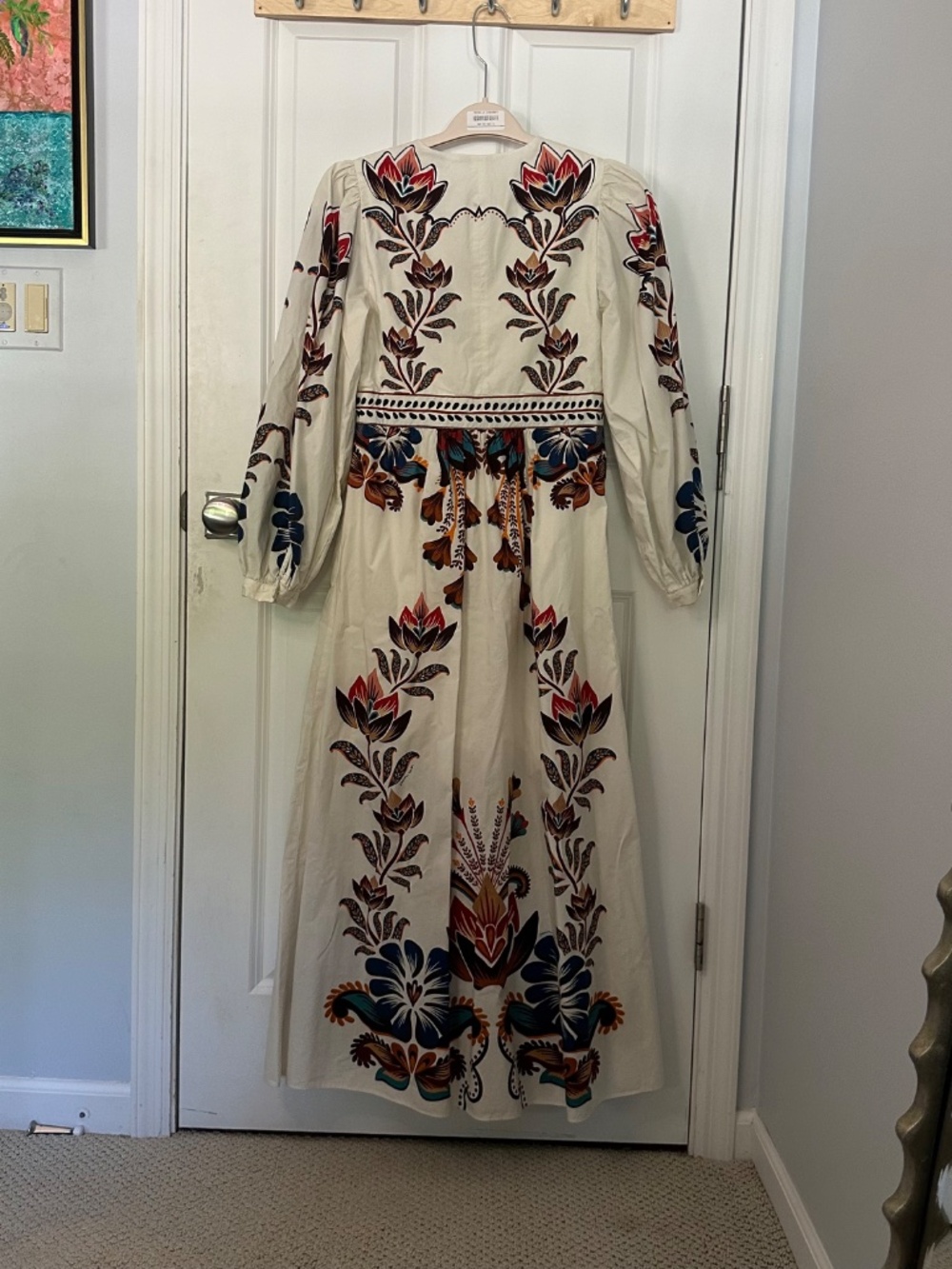 Farm x Anthropologie V-Neck Maxi Dress Floral - Picture 3 of 8